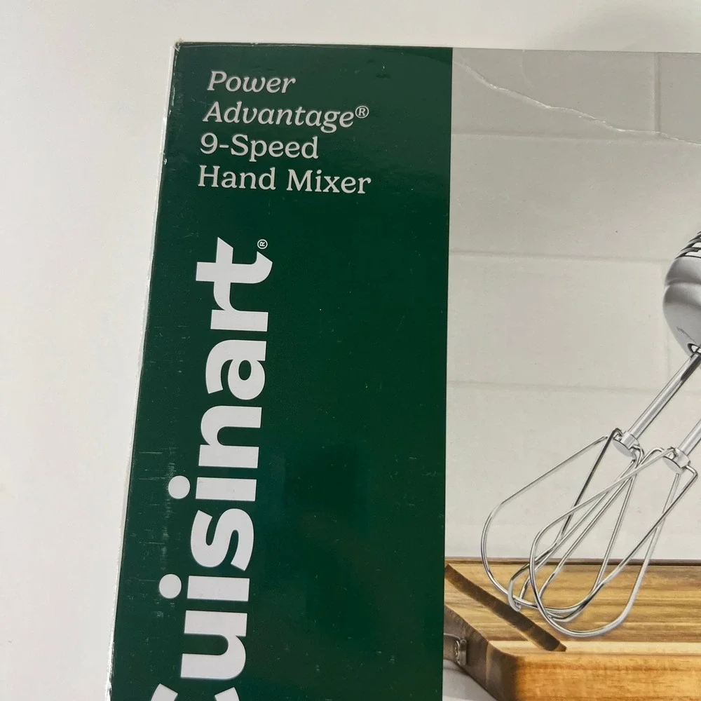 Cuisinart Power Advantage 9 Speed Hand Mixer HM-90BCS NIB